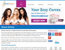 Tablet Screenshot of breastactives.org.uk
